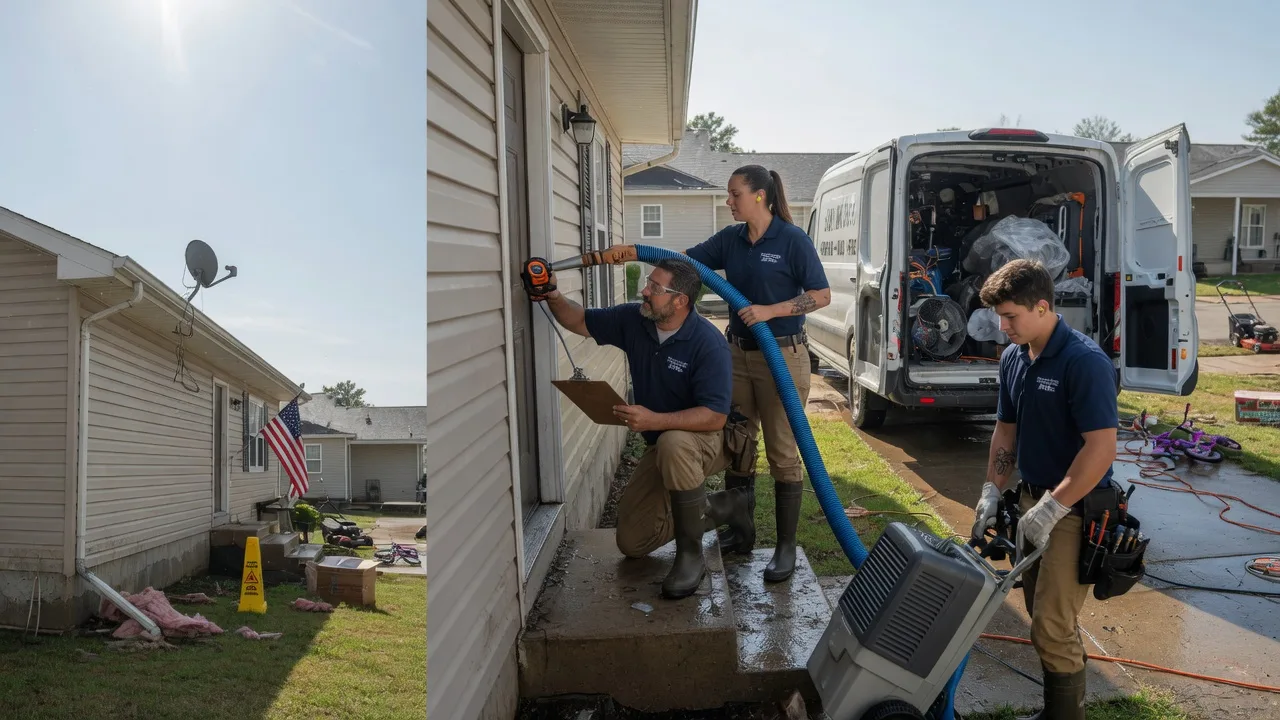 Ceiling Water Damage Restoration in Welch, OK near me